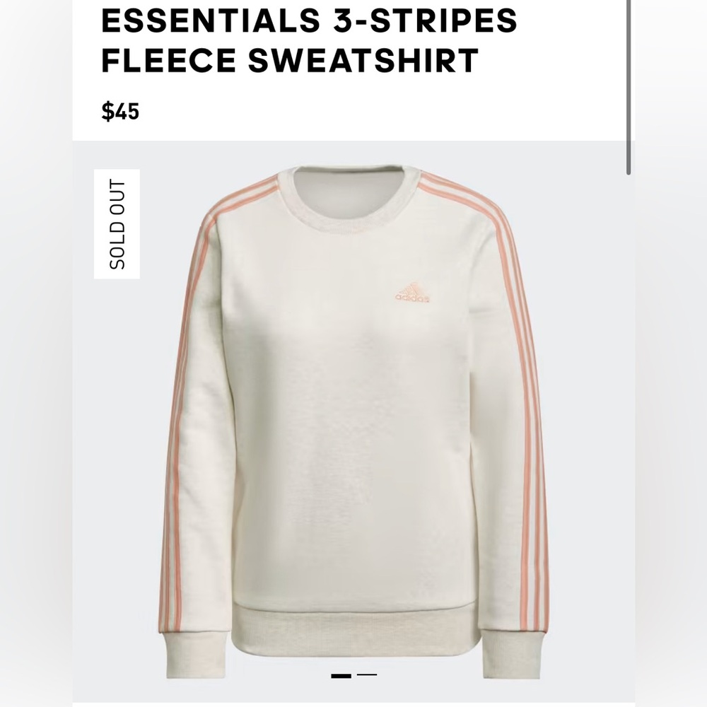 2- piece Adidas Sweatsuit (size S)